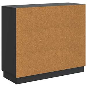 Servírovací skříň Černá 89 x 34,5 x 77 cm Kompozitní dřevo - obrázek 8