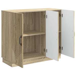 Servírovací skříň Dub sonoma 89 x 34,5 x 77 cm Kompozitní dřevo - obrázek 3