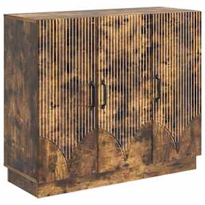 Servírovací skříň Kouřový dub 89 x 34,5 x 77 cm - obrázek 2