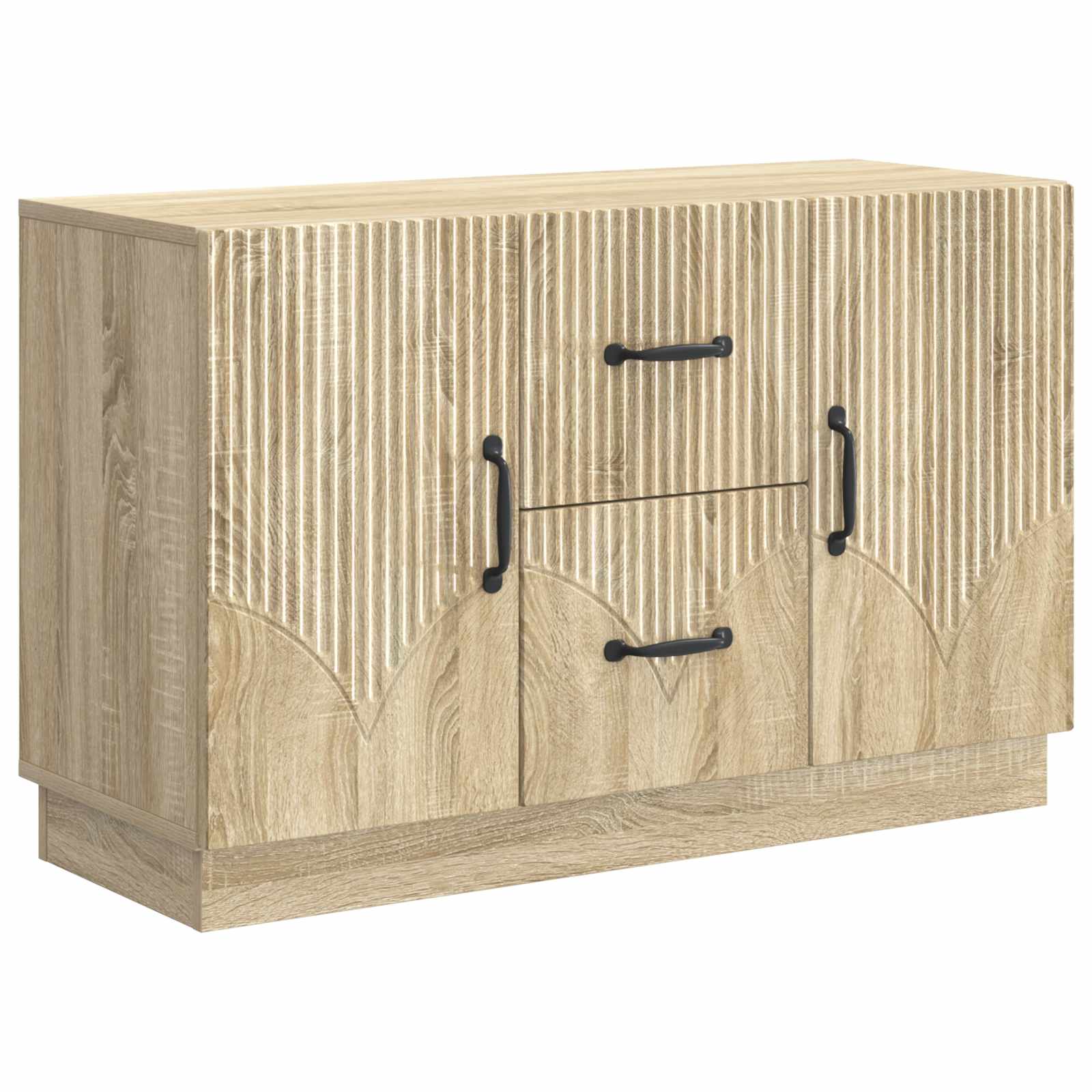 vidaXL Bufet cu sertar Stejar Sonoma 89 x 34,5 x 57 cm Lemn prelucrat
