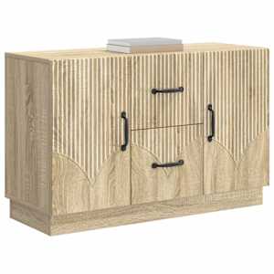 Servírovací skříň Dub sonoma 89 x 34,5 x 57 cm Kompozitní dřevo - obrázek 2