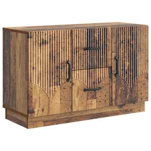 Servírovací skříň se zásuvkou Staré dřevo 89 x 34,5 x 57 cm - obrázek 1