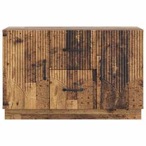 Servírovací skříň se zásuvkou Staré dřevo 89 x 34,5 x 57 cm - obrázek 4