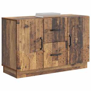Servírovací skříň se zásuvkou Staré dřevo 89 x 34,5 x 57 cm - obrázek 2