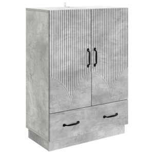 Servírovací skříň se zásuvkou Betonově šedá 66 x 34,5 x 92 cm - obrázek 2