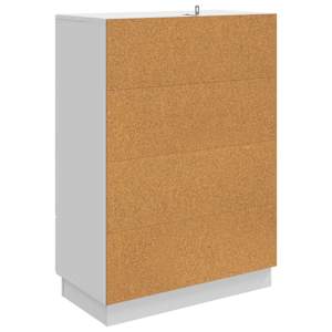 Servírovací skříň Bílá s vysokým leskem 66 x 34,5 x 92 cm - obrázek 5