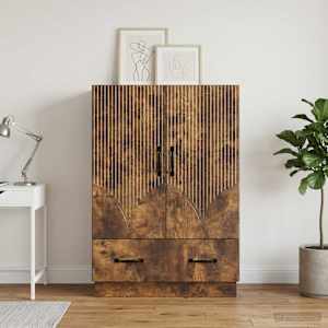 Servírovací skříň se zásuvkou Kouřový dub 66 x 34,5 x 92 cm - obrázek 1
