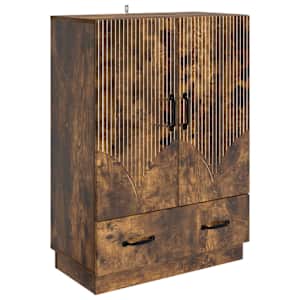Servírovací skříň se zásuvkou Kouřový dub 66 x 34,5 x 92 cm - obrázek 2