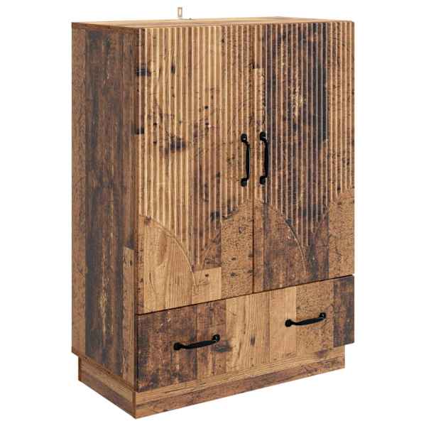 vidaXL K&otilde;ide sahtliga Vana puit 66 x 34,5 x 92 cm Tehispuit