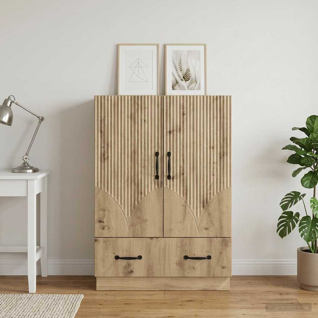 Kõide sahtliga Artisan tamm 66 x 34,5 x 92 cm Tehispuit