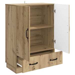 Servírovací skříň Dub artisan 66 x 34,5 x 92 cm - obrázek 4