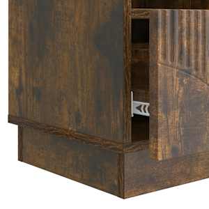 Televizní skříň Kouřový dub 102 x 34,5 x 47 cm Kompozitní dřevo - obrázek 7