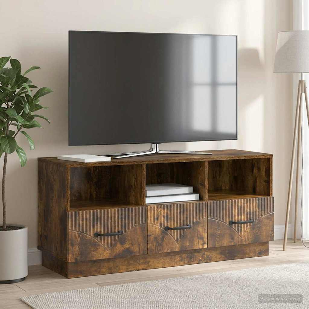 TV-kaappi Savutammi 102 x 34,5 x 47 cm Tekninen puu