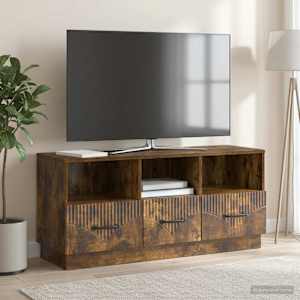 TV omarica Dimljen hrast 102 x 34,5 x 47 cm Inženirski les