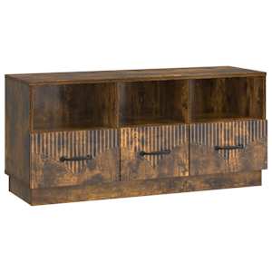 Televizní skříň Kouřový dub 102 x 34,5 x 47 cm Kompozitní dřevo - obrázek 1