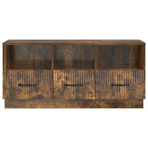 Televizní skříň Kouřový dub 102 x 34,5 x 47 cm Kompozitní dřevo - obrázek 4