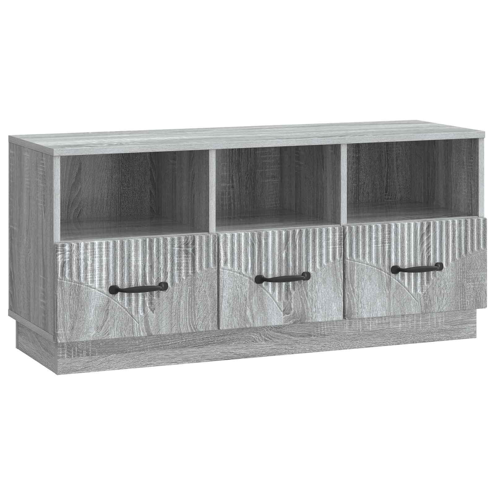 vidaXL Cabinet TV Sonoma gri 102 x 34,5 x 47 cm Lemn prelucrat