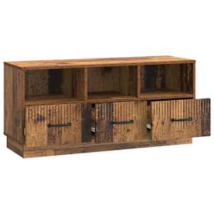 Televizní skříň Staré dřevo 102 x 34,5 x 47 cm Kompozitní dřevo - obrázek 3