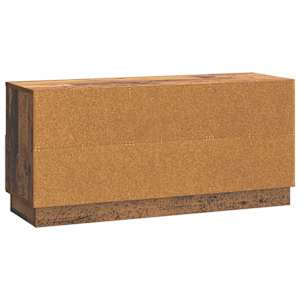 Televizní skříň Staré dřevo 102 x 34,5 x 47 cm Kompozitní dřevo - obrázek 6