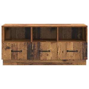 Televizní skříň Staré dřevo 102 x 34,5 x 47 cm Kompozitní dřevo - obrázek 4