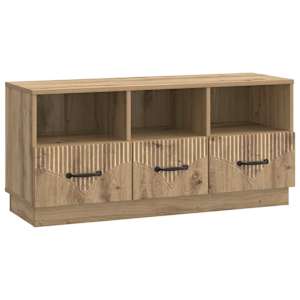 TV omarica Artisan hrast 102 x 34,5 x 47 cm Inženirski les