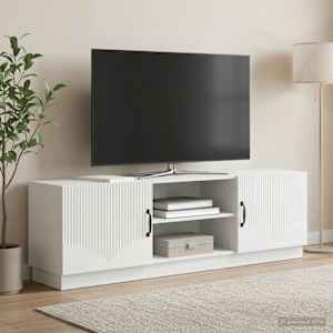 TV omarica Bela 150 x 31 x 47 cm Inženirski les