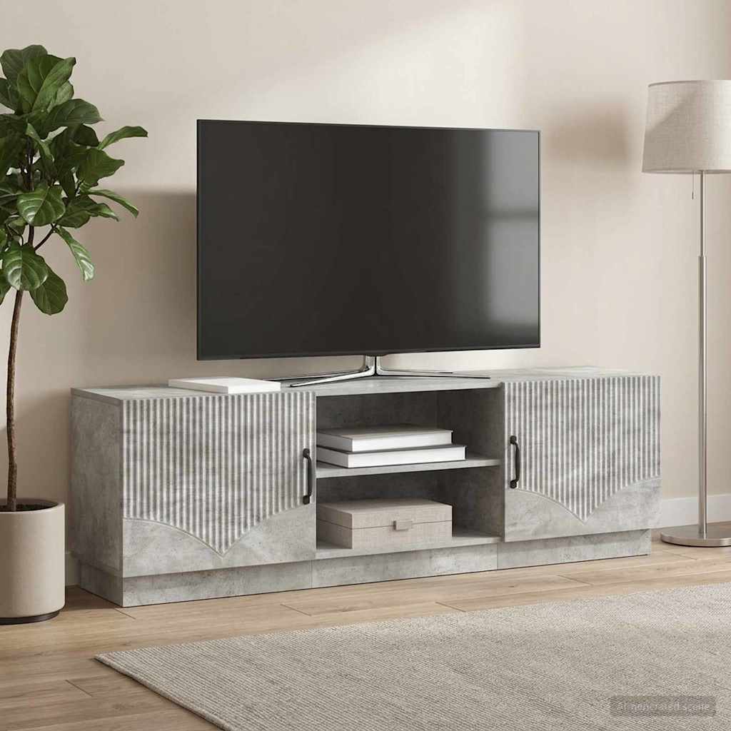 vidaXL TV-kaappi Betoninharmaa 150 x 31 x 47 cm Tekninen puu