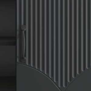 Televizní skříň Černá 102 x 34,5 x 47 cm Kompozitní dřevo - obrázek 10