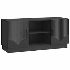Televizní skříň Černá 102 x 34,5 x 47 cm Kompozitní dřevo - obrázek 2