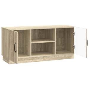 Televizní skříň Dub sonoma 102 x 34,5 x 47 cm Kompozitní dřevo - obrázek 5