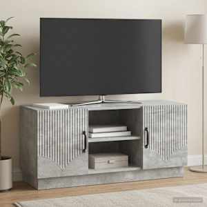 TV omarica Betonsko siva 102 x 34,5 x 47 cm Inženirski les