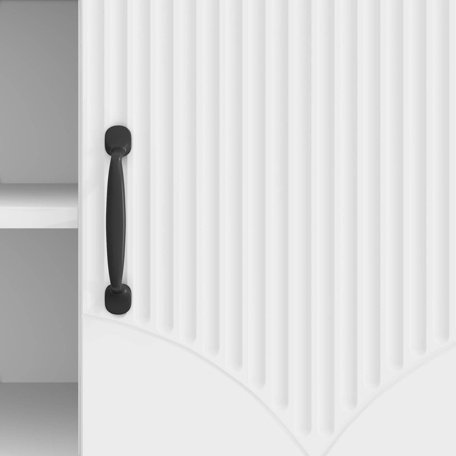 TV-kaappi Korkeakiiltoinen valkoinen 102 x 34,5 x 47 cm - Image 8