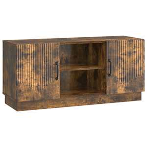 Televizní skříň Kouřový dub 102 x 34,5 x 47 cm Kompozitní dřevo - obrázek 2
