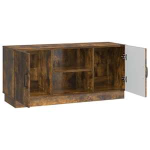 Televizní skříň Kouřový dub 102 x 34,5 x 47 cm Kompozitní dřevo - obrázek 5