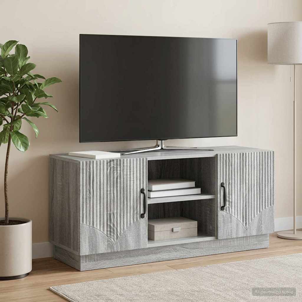 TV omarica Siva Sonoma 102 x 34,5 x 47 cm Inženirski les