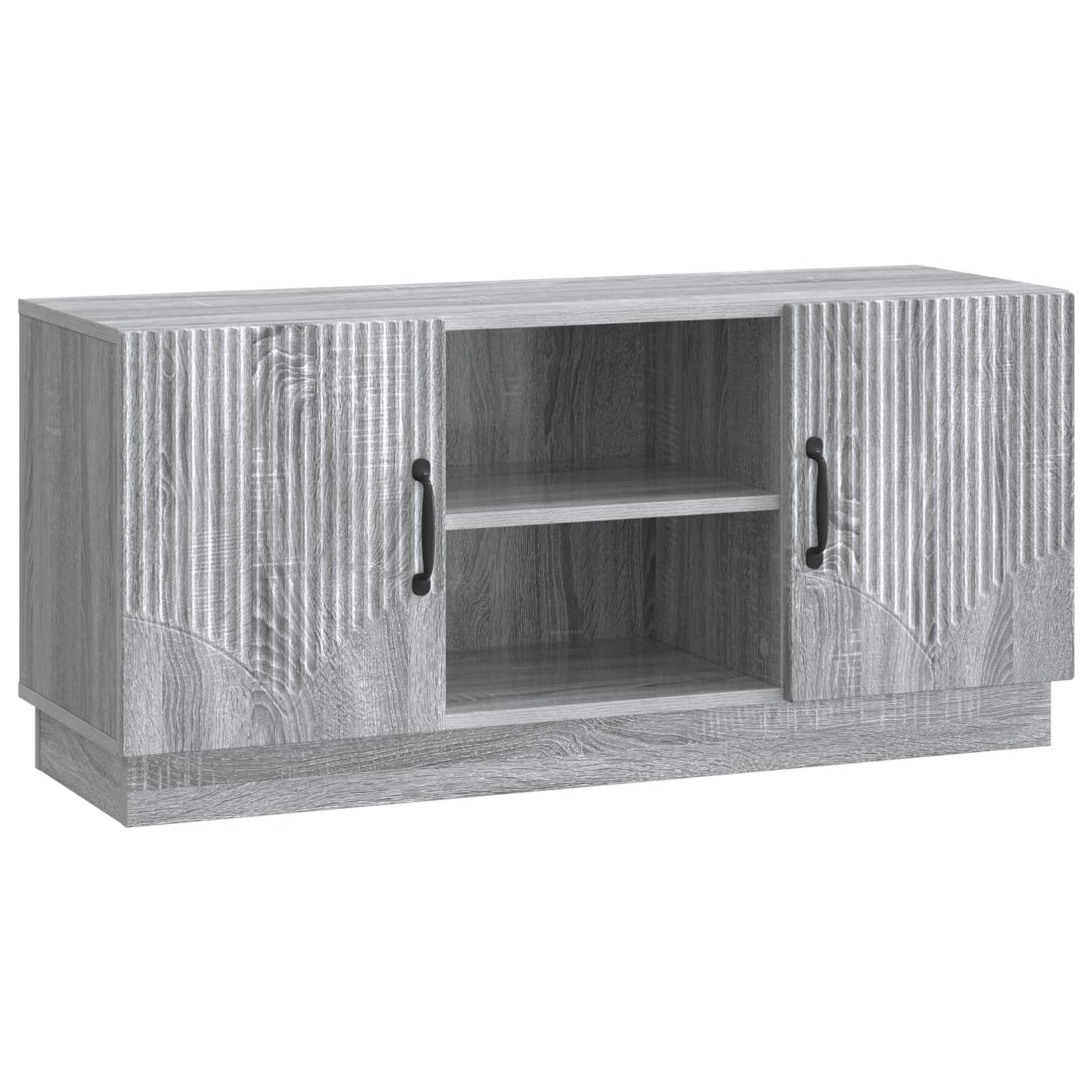 vidaXL Cabinet TV Sonoma gri 102 x 34,5 x 47 cm Lemn prelucrat