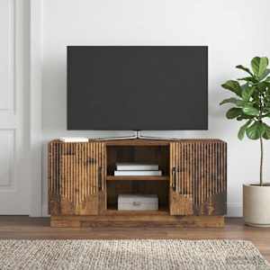 Televizní skříň Staré dřevo 102 x 34,5 x 47 cm Kompozitní dřevo - obrázek 4