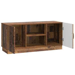 Televizní skříň Staré dřevo 102 x 34,5 x 47 cm Kompozitní dřevo - obrázek 5