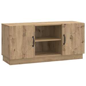 TV omarica Artisan hrast 102 x 34,5 x 47 cm Inženirski les