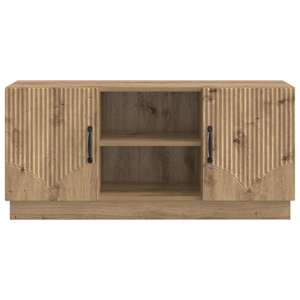 Televizní skříň 102 x 34,5 x 47 cm Dub artisan Kompozitní dřevo - obrázek 6