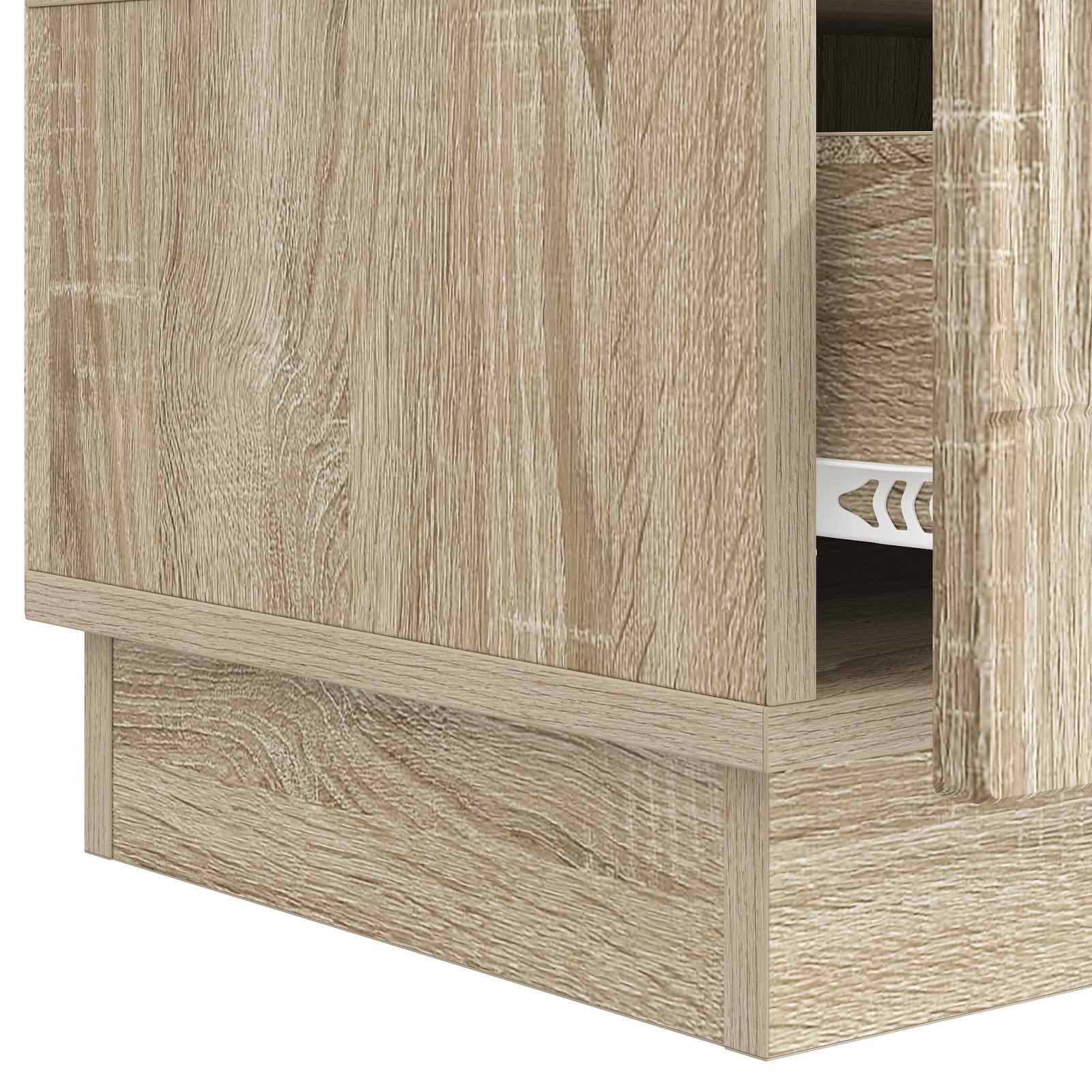 TV-kaappi Sonoma-tammi 147 x 34,5 x 27 cm Tekninen puu - Image 7