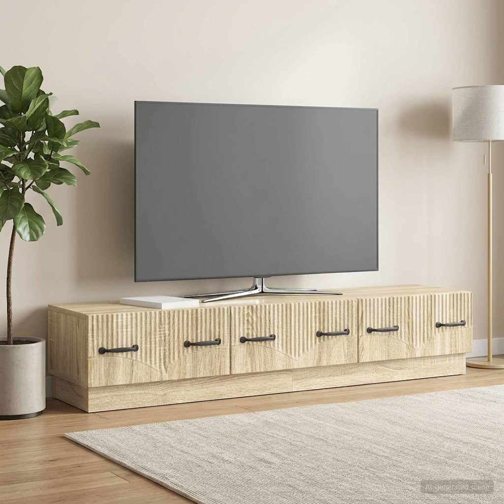TV omarica Sonoma hrast 147 x 34,5 x 27 cm Inženirski les