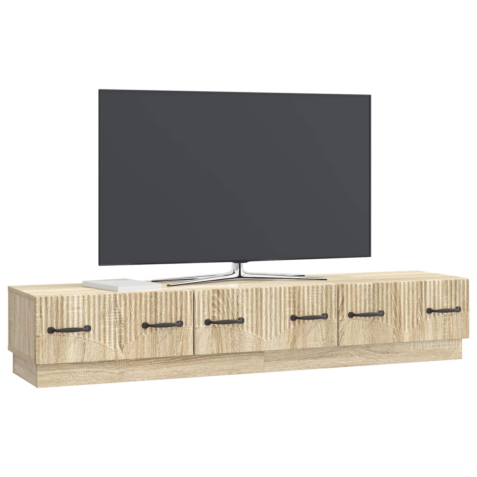 TV-kaappi Sonoma-tammi 147 x 34,5 x 27 cm Tekninen puu - Image 2