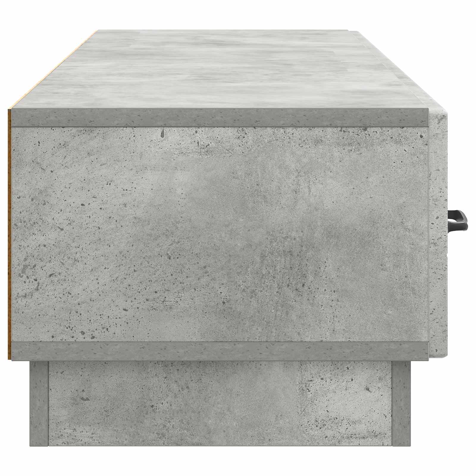 TV-kaappi Betoninharmaa 147 x 34,5 x 27 cm Tekninen puu - Image 5