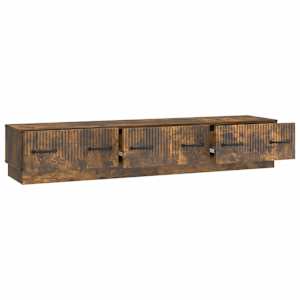 Televizní skříň Kouřový dub 147 x 34,5 x 27 cm Kompozitní dřevo - obrázek 5