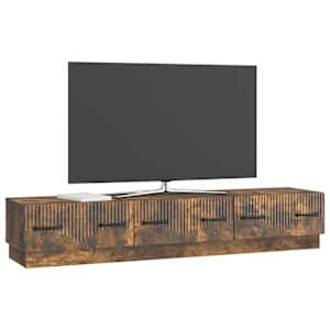 Televizní skříň Kouřový dub 147 x 34,5 x 27 cm Kompozitní dřevo - obrázek 3