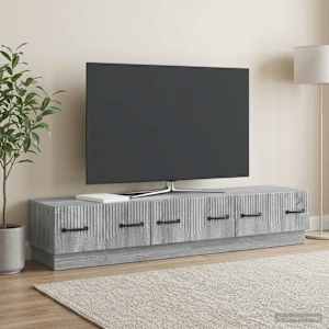 TV omarica Siva Sonoma 147 x 34,5 x 27 cm Inženirski les