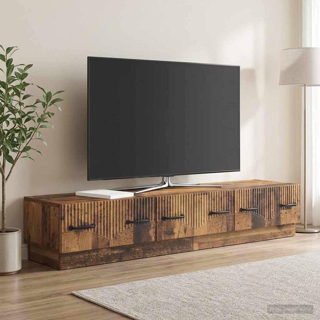 vidaXL Cabinet TV Lemn vechi 147 x 34,5 x 27 cm Lemn prelucrat