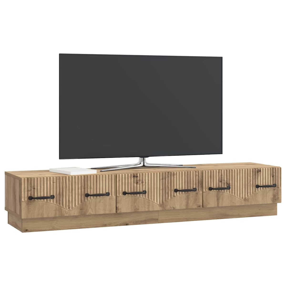 TV-skab 147 x 34,5 x 27 cm Konstrueret træ - Billede 3