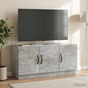 TV omarica Betonsko siva 99 x 34,5 x 47 cm Inženirski les